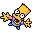 Bart reaching up icon